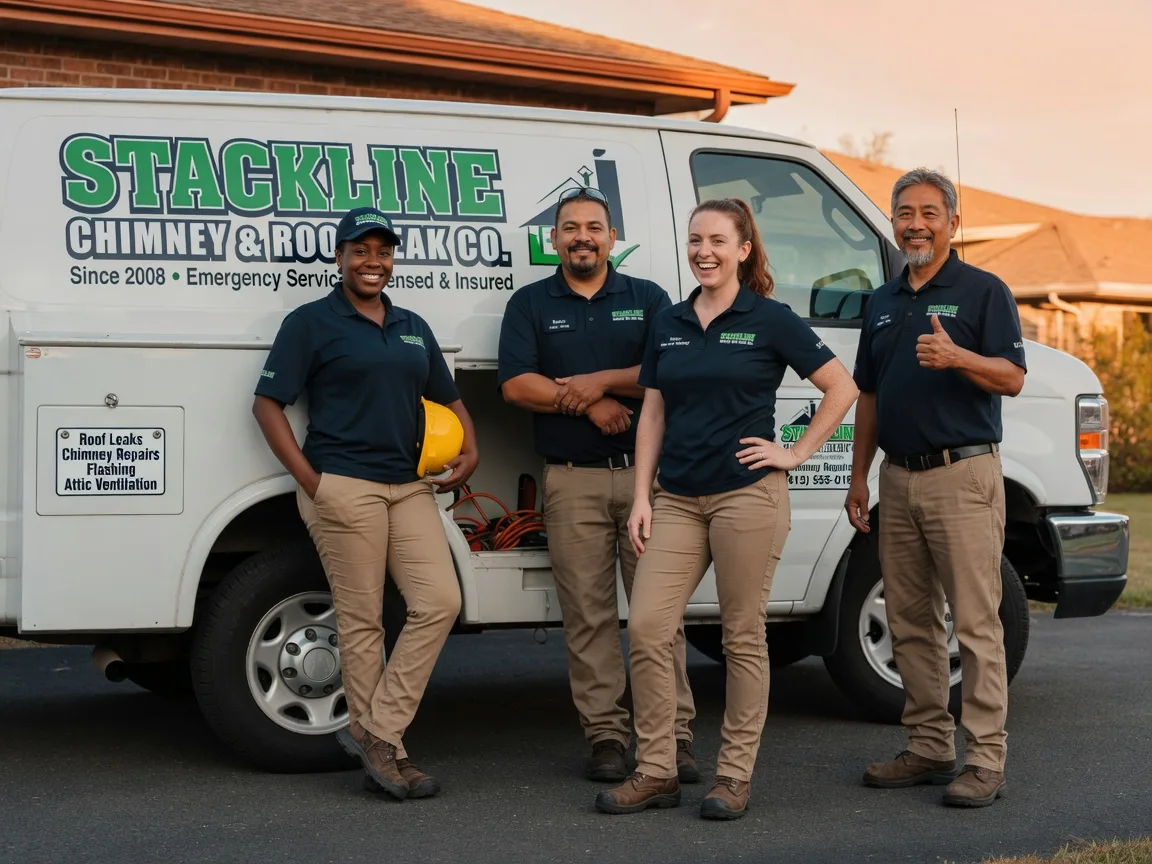 Chimney flashing repair company in Vinton, IA